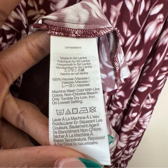 Madewell Smocked Y-Neck Mini Dress In Floral - Picture 11 of 16